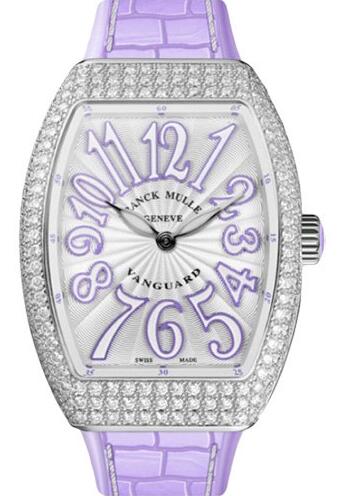 FRANCK MULLER V 32 QZ D AC Violet Vanguard Cintree Curvex Replica Watch